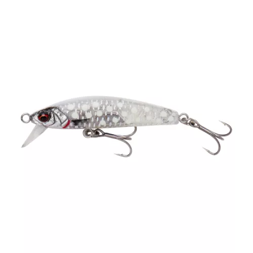 Savage Gear Gravity Minnow Wobbler 5cm 8g Crystal White Glow
