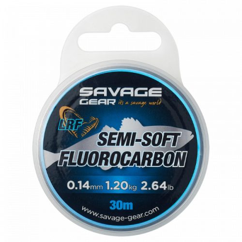 Savage Gear Semi-Soft Fluorocarbon LRF Zsinór 30m 0,14mm