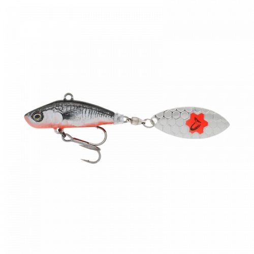 Savage Gear 3D Sticklebait Tails Spin Műcsali 6,5cm 9g Black Red