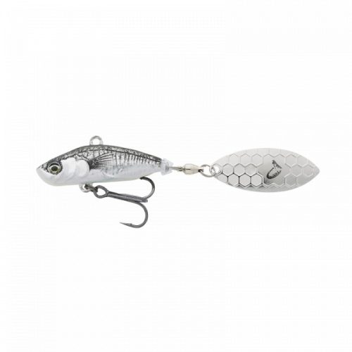 Savage Gear 3D Sticklebait Tails Spin Műcsali 7,3cm 13g Black Silver