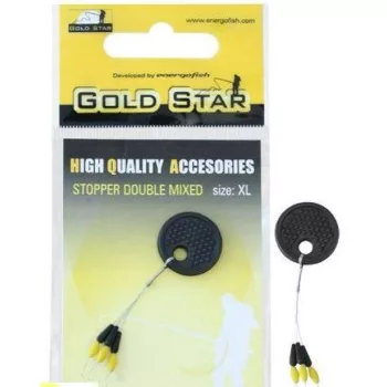 Gold Star Dupla Stopper Fekete, Sárga L