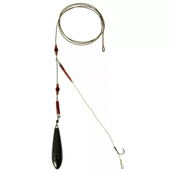   Carp Academy Komplett Helicopter Végszerelék 4-es Horog 110g-os Ólom
