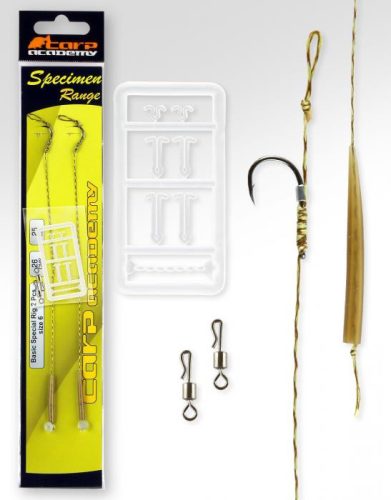 Carp Academy Basic Special Rig Teflon Előkötött Horog 2 25lb