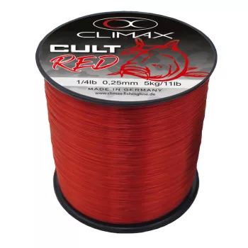 Climax cult carp red mono monofil zsinór 1000m 0,22mm