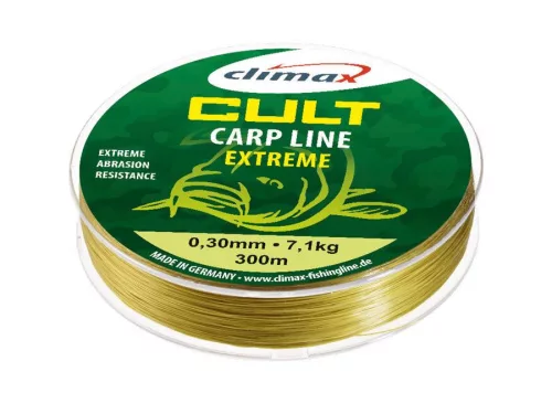 Climax cult carp extreme matt olive monofil zsinór 300m 0,28mm