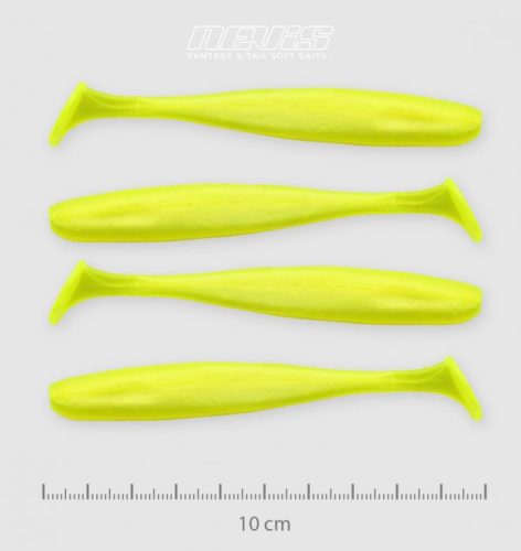 Nevis Vantage Shad Gumihal Citromsárga 10cm