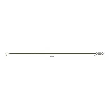   Carp Spirit Leadcore Előke Fém Ólom Kapoccsal 90cm 3db/cs Zöld
