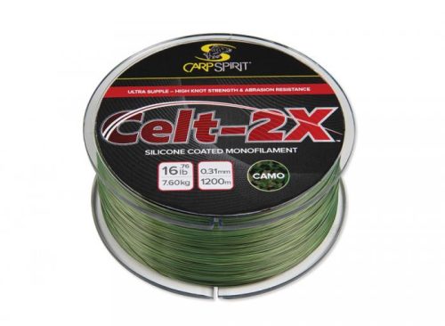 Carp Spirit Celt-2X Zsinór Green 1600m 0.260mm