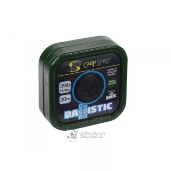 Carp Spirit Ballistic Green fonott előke zsinór 20m 35lb