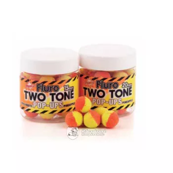   Dynamite Baits Fluro Two-Tone Pop-Up Eper és Kókusz Bojli 15mm (DY593)