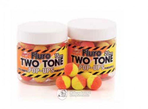 Dynamite Baits Fluro Two-Tone Pop-Up Tutti-Frutti és Ananász Bojli 15mm (DY595)