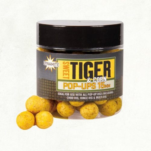 Dynamite Baits Big Fish Sweet Tiger & Corn Range Pop Ups 15mm (DY1015)