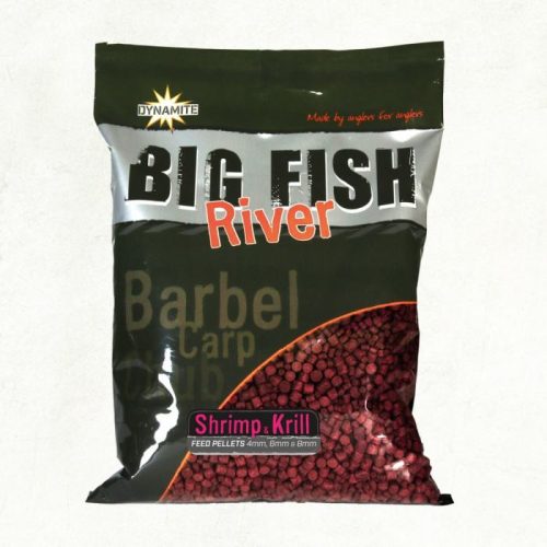 Dynamite Baits Big Fish River Shrimp&Krill Pellet 4,6,8mm 1,8kg (DY1366)