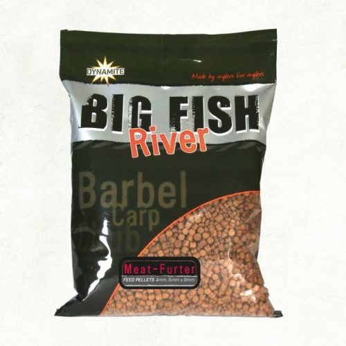 Dynamite Baits Big Fish River Meat Etető Pellet 4,6,8mm 1,8kg (DY1368)