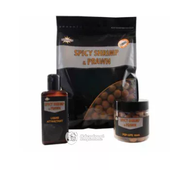   Dynamite Baits Spicy Shrimp & Prawn bojli 1,8kg 15mm (DY1504)