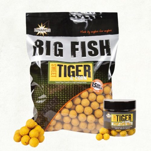Dynamite Baits Big Fish Sweet Tiger & Corn Boilies 15mm 1.8kg (DY1521)
