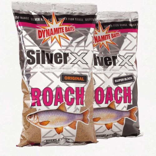 Dynamite Baits Silver X Roach Super Black Etetőanyag 1kg (SX506)