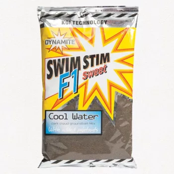   Dynamite Baits Swim Stim F1 Sweet Dark Cool Water Etetőanyag 800g (DY1411)
