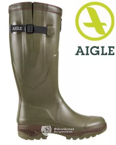 Aigle Parcours 2 ISO khaki 4,5mm neoprén béléses Gumicsizma 46