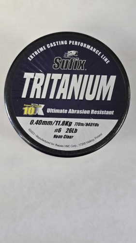 Sufix Tritánium neon clear monofil horgász zsinór 0,33mm 1095m