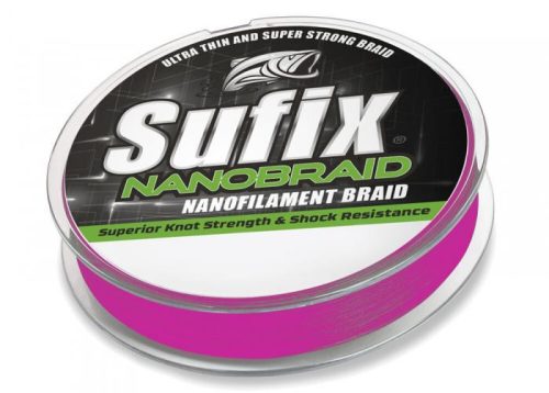 Sufix Nanobraid Fonott Zsinór Pink 100m 0,06mm 3,30kg