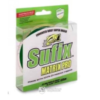 Sufix Matrix Pro fonott zsinór 0,12mm 135m green