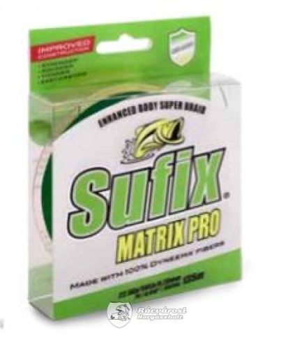 Sufix Matrix Pro fonott zsinór 0,12mm 135m green