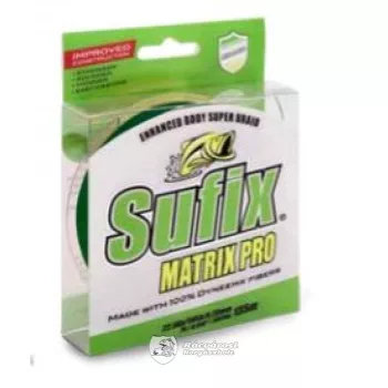 Sufix Matrix Pro fonott zsinór 0,35mm 135m green