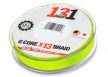Sufix 131G-Core Neon Zöld Fonott Zsinór 150m 0.104mm 5,40kg