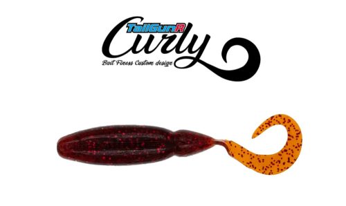 Biwaa Tailgunr Curly Gumihal 6,3cm Bloodworm Texas Craw 012