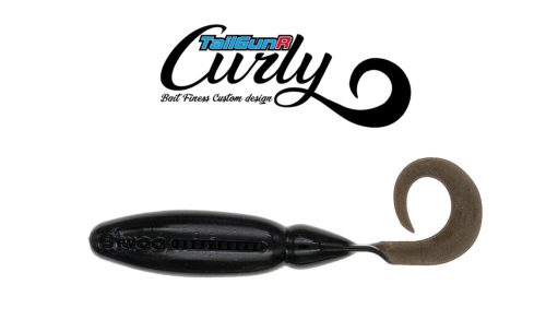Biwaa Tailgunr Curly Gumihal 6,3cm Black 110