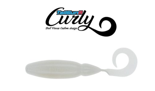 Biwaa Tailgunr Curly Gumihal 6,3cm Pearl White 008