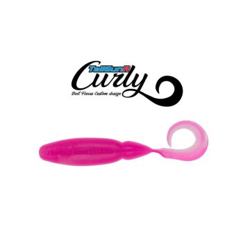 Biwaa Tailgunr Curly Gumihal 6,3cm Pink Ice 304