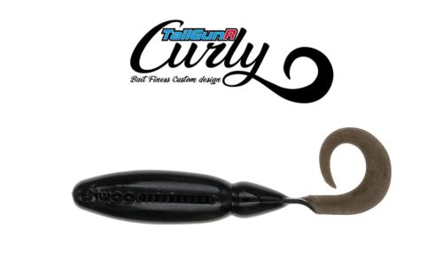 Biwaa Tailgunr Curly Gumihal 9cm Black 110