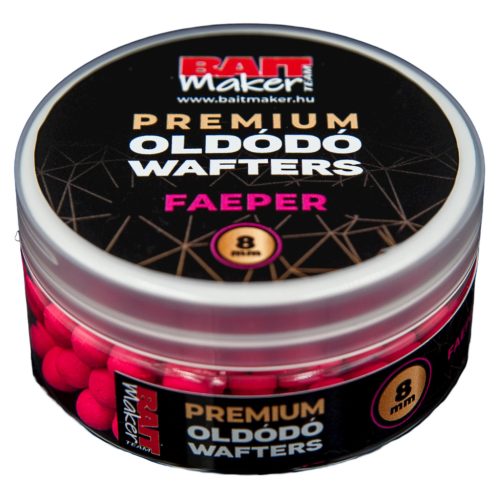 Baitmaker premium oldódó wafters faeper 8mm 25g