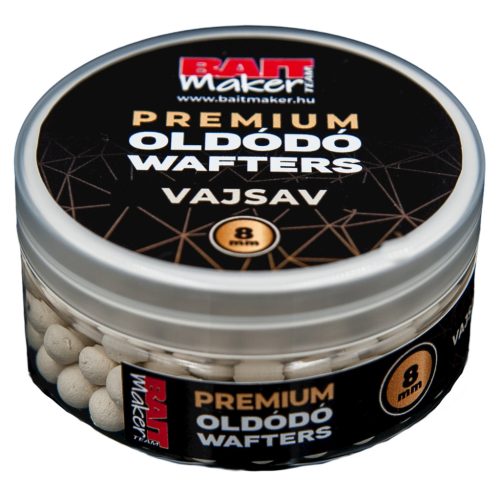 Baitmaker premium oldódó wafters vajsav 8mm 25g