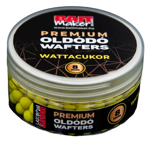 Baitmaker premium oldódó wafters wattacukor 8mm 25g