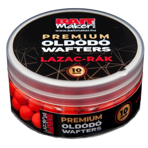 Baitmaker premium oldódó wafters lazac-rák 10mm 30g 