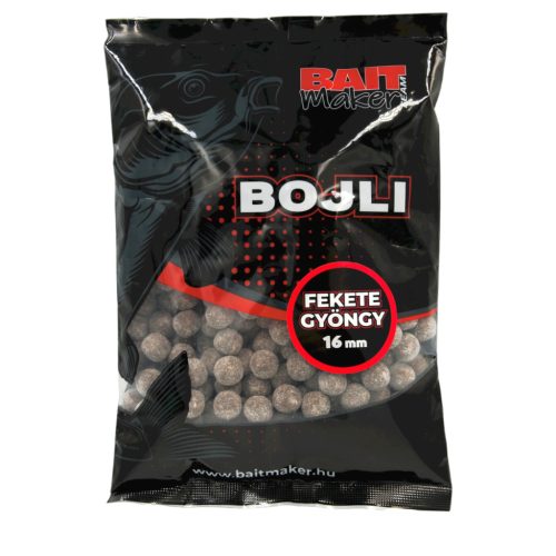 Baitmaker bojli fekete gyöngy 16mm 800g