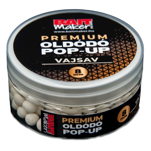 Baitmaker premium oldódó pop up vajsav 8mm 20g