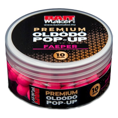 Baitmaker premium oldódó pop up faeper 10mm 25g