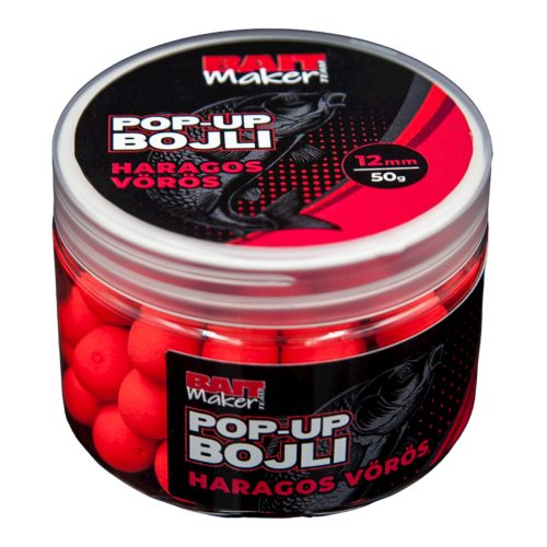 Baitmaker pop up bojli haragos vörös 12mm 50g