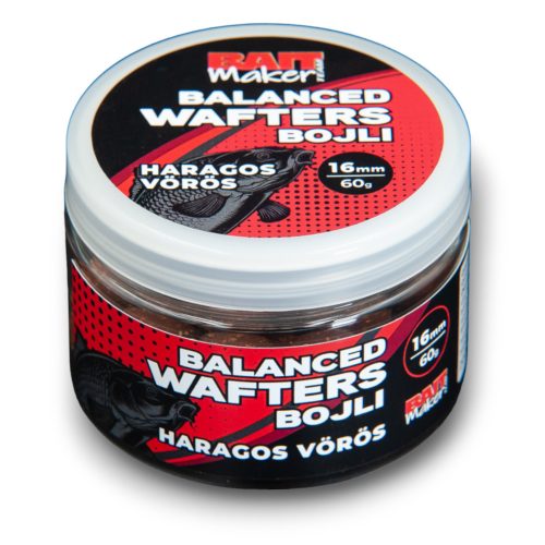 Baitmaker Balanced Wafter bojli Haragos Vörös 16mm 60g