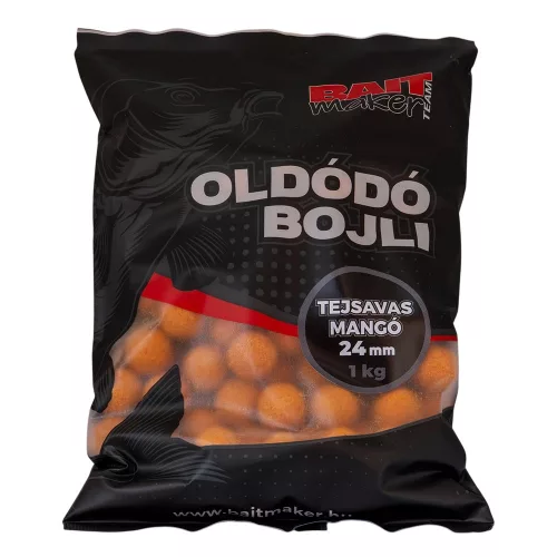 Baitmaker oldódó bojli tejsavas mangó 24mm 1kg 