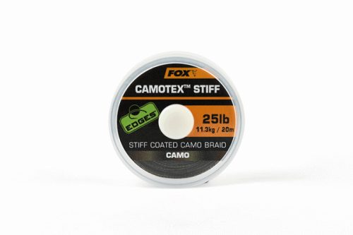 Fox Edges Camotex Stiff Előkezsinór 20m 20lb