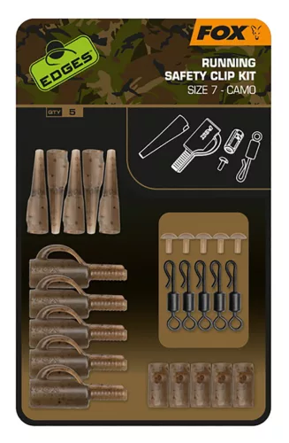 Fox Edges Camo running safety clip ólomklipsz szett 5db/cs