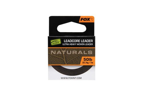 Fox edges naturals leadcore fonott zsinór 7m 50lb