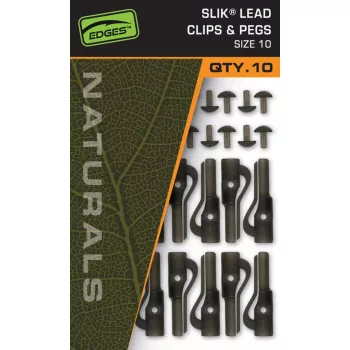 Fox edges natural slik lead clip-pegs ólomklipsz 10