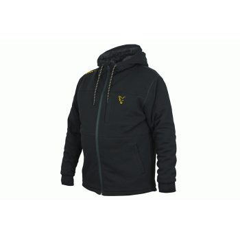 Fox Collection Sherpa Hoody Black/Orange Pulóver S