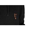 Fox collection hoodie black&orange kapucnis pulóver S